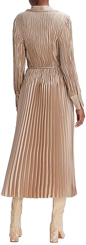 Vince Women s Pintuck Pleated Shirt Dress