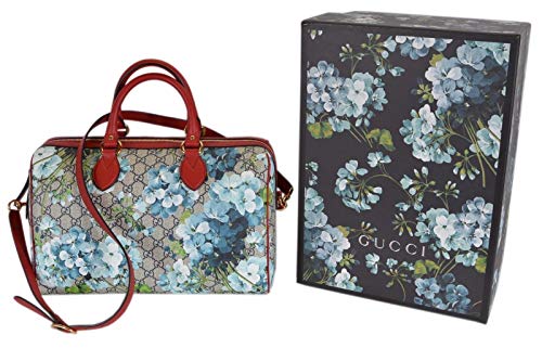 Gucci Women s GG Supreme BLOOMS Convertible Boston Bag