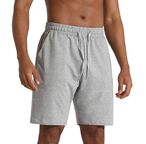 THE GYM PEOPLE Men s Lounge Shorts with Deep Pockets Loose-fit Jersey Shorts for Running,Workout,Training, Basketball