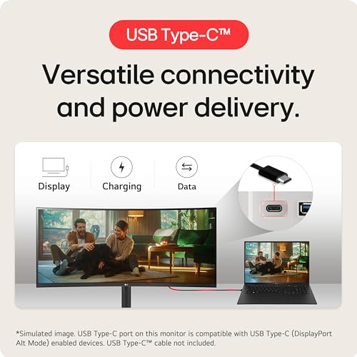 LG 28MQ750-C 28 Inch SDQHD (2560 x 2880) Nano IPS DualUp Monitor with Tilt/Height/Swivel Stand, DCI-P3 98% (Typ.) HDR10, USB Type-C (90W PD) - Black