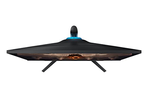 SAMSUNG Odyssey G70B Series 32-Inch 4K UHD Gaming Monitor, IPS Panel, 144Hz, 1ms, HDR 400, G-Sync and FreeSync Premium Pro Compatible, Ultrawide Game View (LS32BG702ENXGO),Black