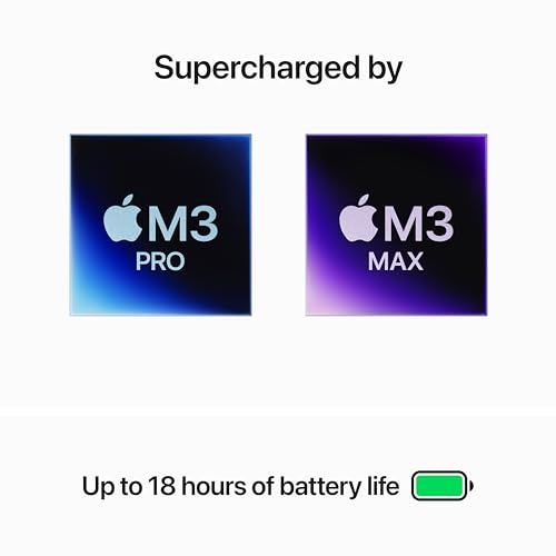 Apple 2023 MacBook Pro Laptop M3 Pro chip with 11‑core CPU, 14‑core GPU: 14.2-inch Liquid Retina XDR Display, 18GB Unified Memory, 512GB SSD Storage. Works with iPhone/iPad; Silver