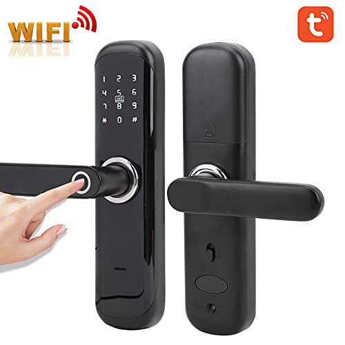 Smart Door Lock Security Fingerprint for APP Remote Control Electronic Coded for Home Hotel Smart Lock