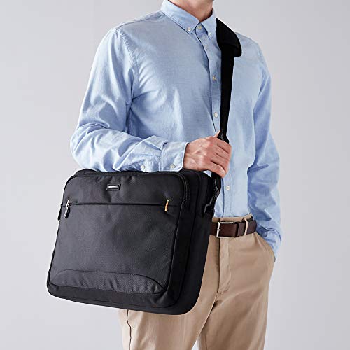 Amazon Basics 17.3-Inch Laptop Computer Shoulder Bag, Black, 10-Pack
