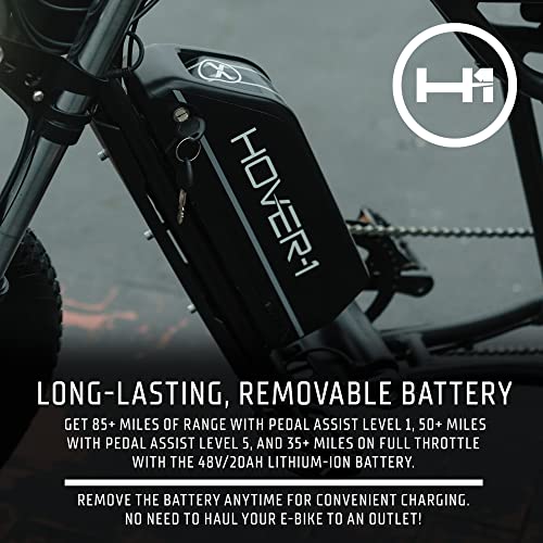 Hover-1 Pro Series Altai R500/R750 Electric Bicycle with 28 mph Max Speed, 750W/500W Motor