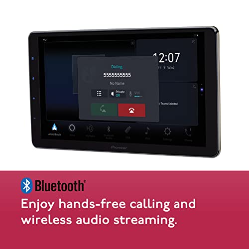 PIONEER CAR DMHWT8600NEX Top of The Line 10.1-inch BT CarPlay Amazon Alexa Built-in, Android Auto, Apple CarPlay, Bluetooth - Floating Type Multimedia Receiver