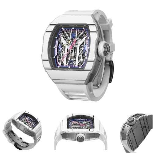 DAVIS ELVIN-Gentleman Style Waterproof Mechanical Watches Men s Automatic Watch Daviselvinwatch Wine Barrel Wristwatch with Swiss Movement Wristwatches for Men-DR05-S