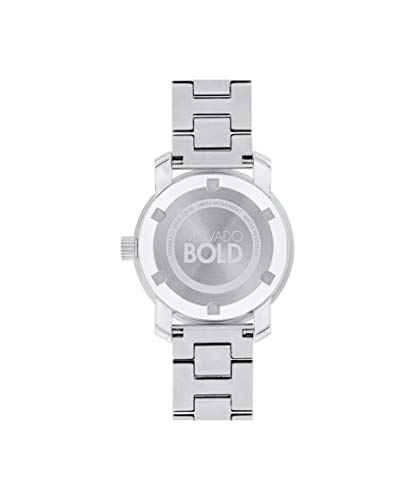 Movado Bold, Stainless Steel Case, Silver Dial, Stainless Steel Bracelet, Women, 3600568