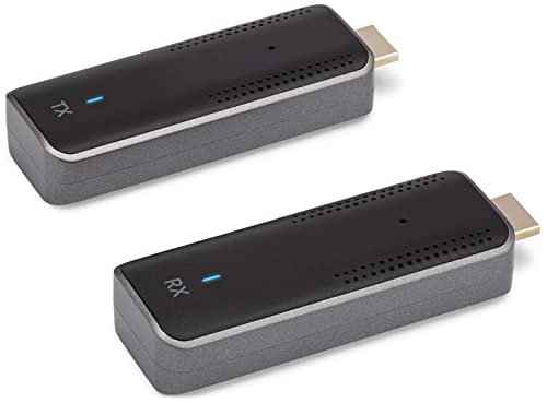 ClearClick Mini Wireless HDMI Transmitter & Receiver Kit - Transmit HDMI Video Up to 1080P - Transmit from HDMI, Phone, or Tablet - Up to 150  Range
