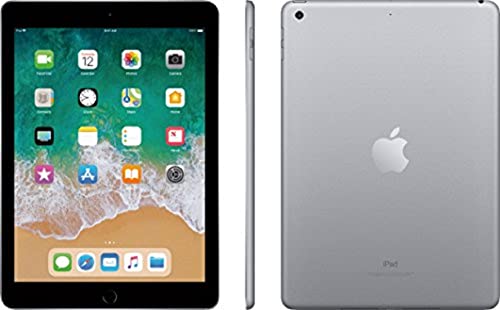 Apple iPad 9.7inch with WiFi 32GB- Space Gray (2017 Model) (Renewed)