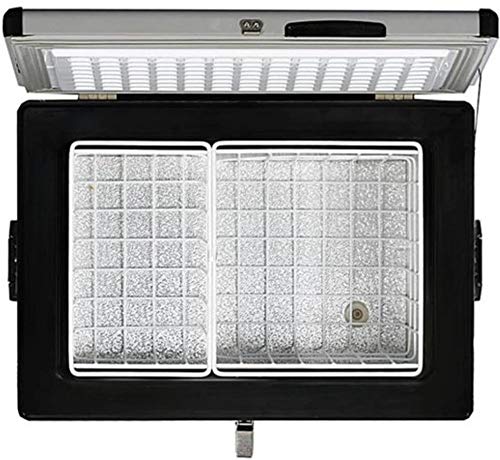 Whynter FM-85G 85 Quart Portable Fridge/ Freezer 85 Quart Portable Refrigerator and Deep, AC 110V/ DC 12V, Real Chest Freezer with-8°F to 50°F Temperature Range, Gray, One Size