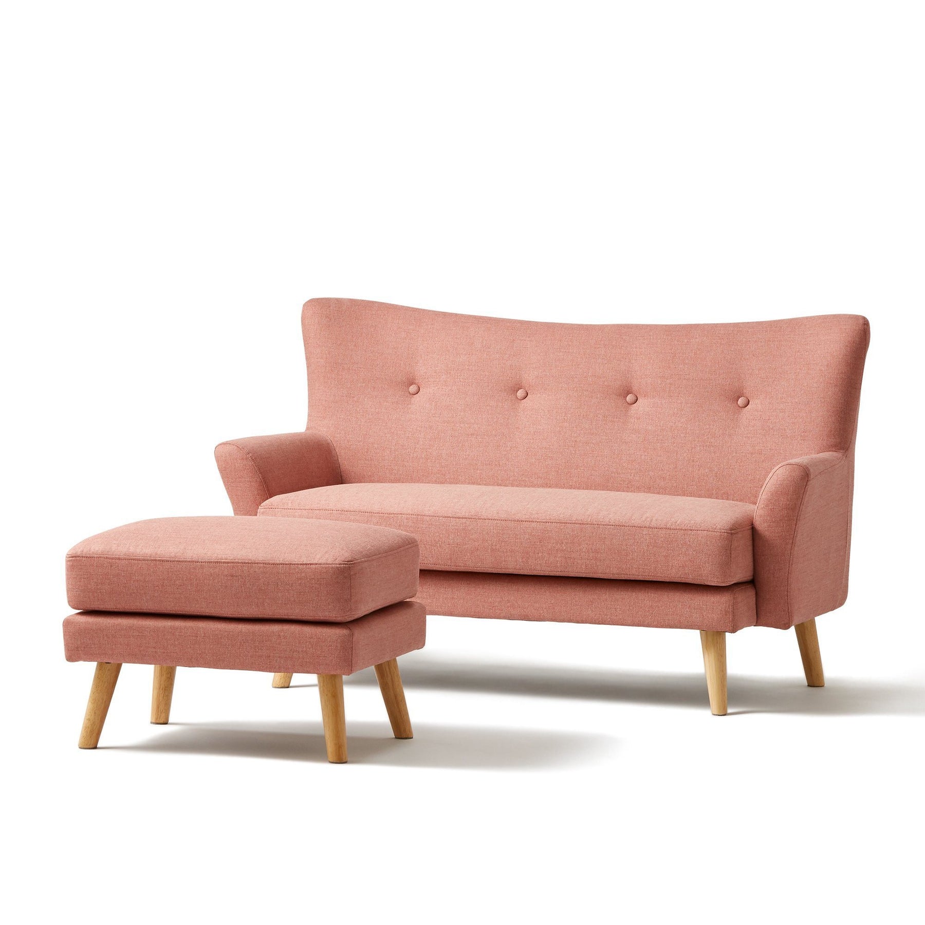 Fleurette Sofa Pink (W1305× D1290 × H790)