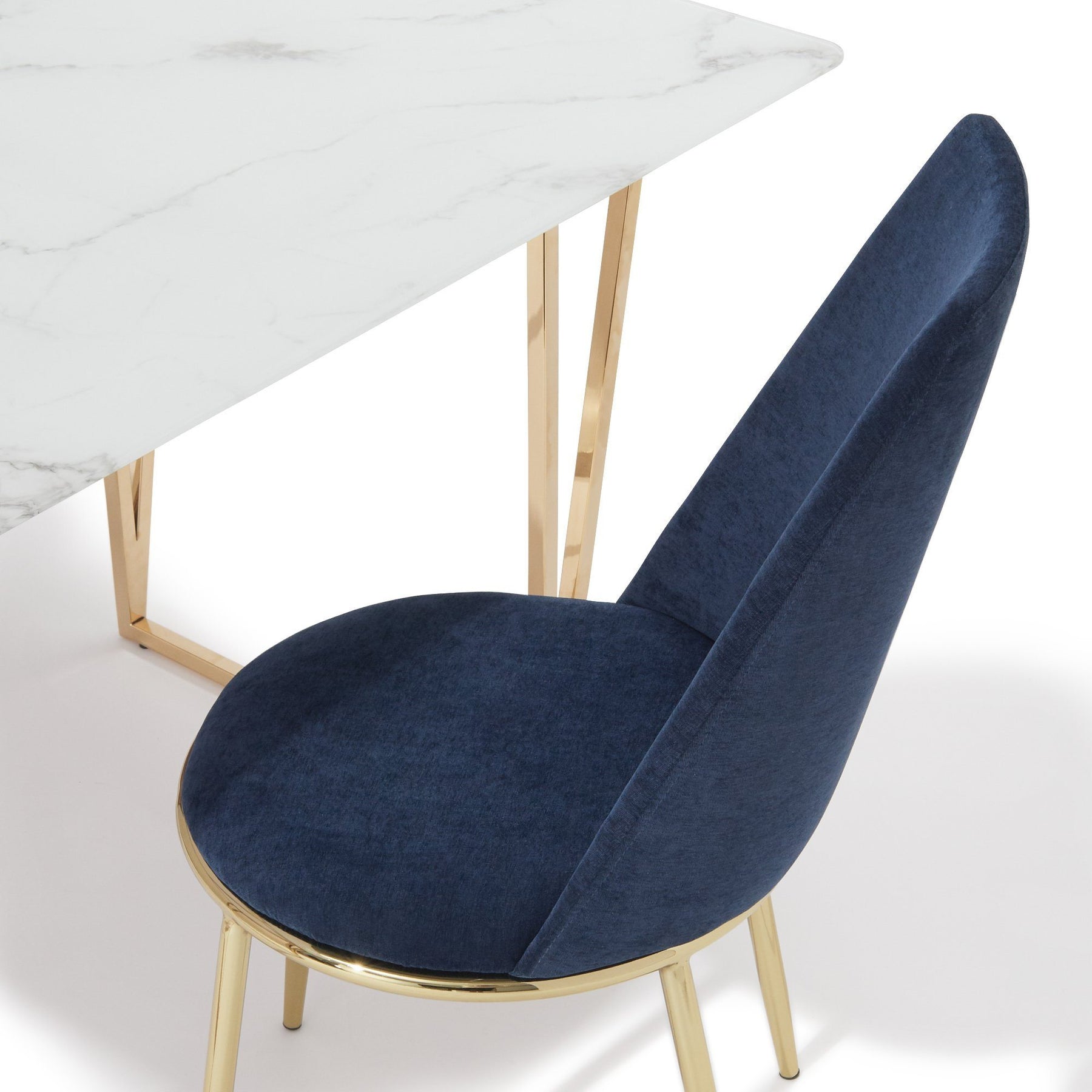 Felicite Dining Table Top Marble (A) (W1600×D800×H735)